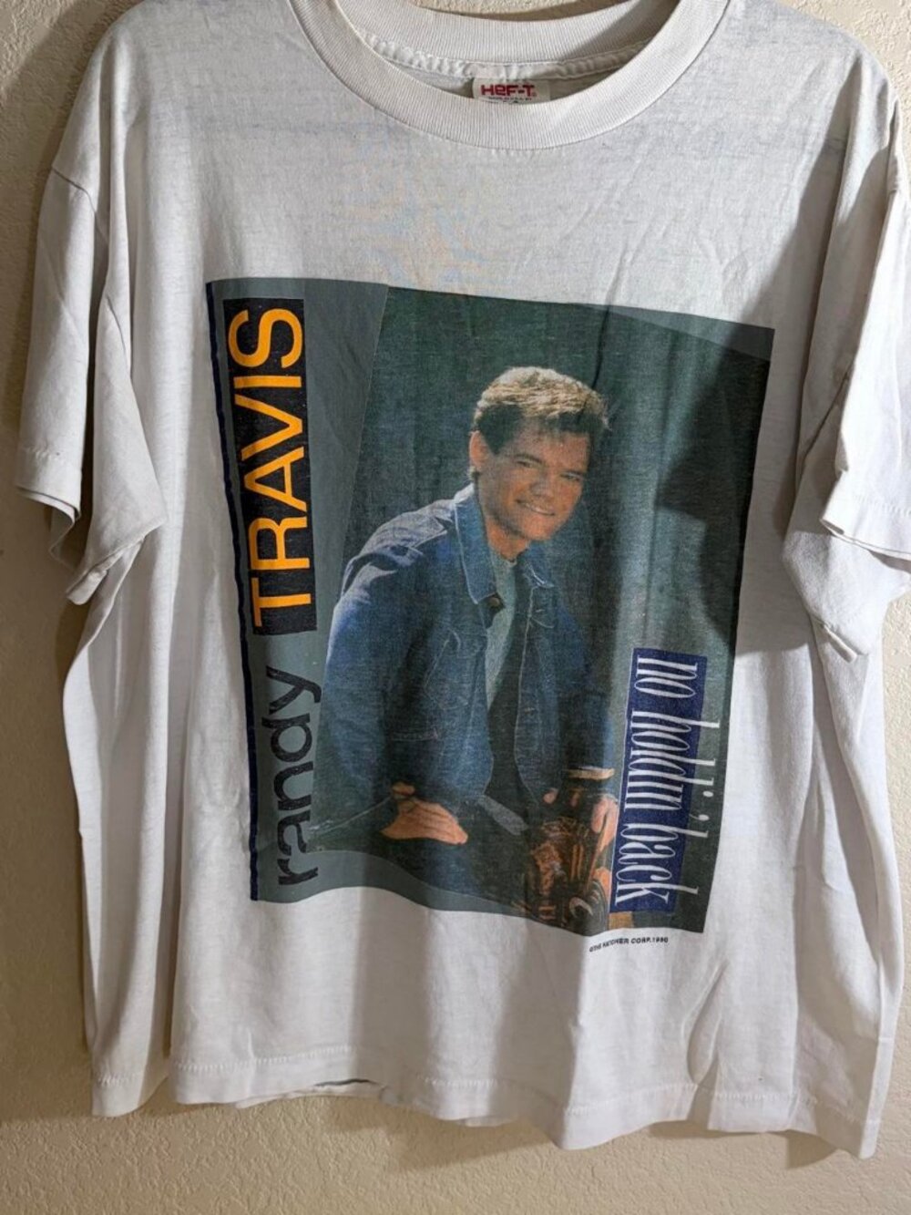 Randy Travis No Holdin Back tour T-Shirt